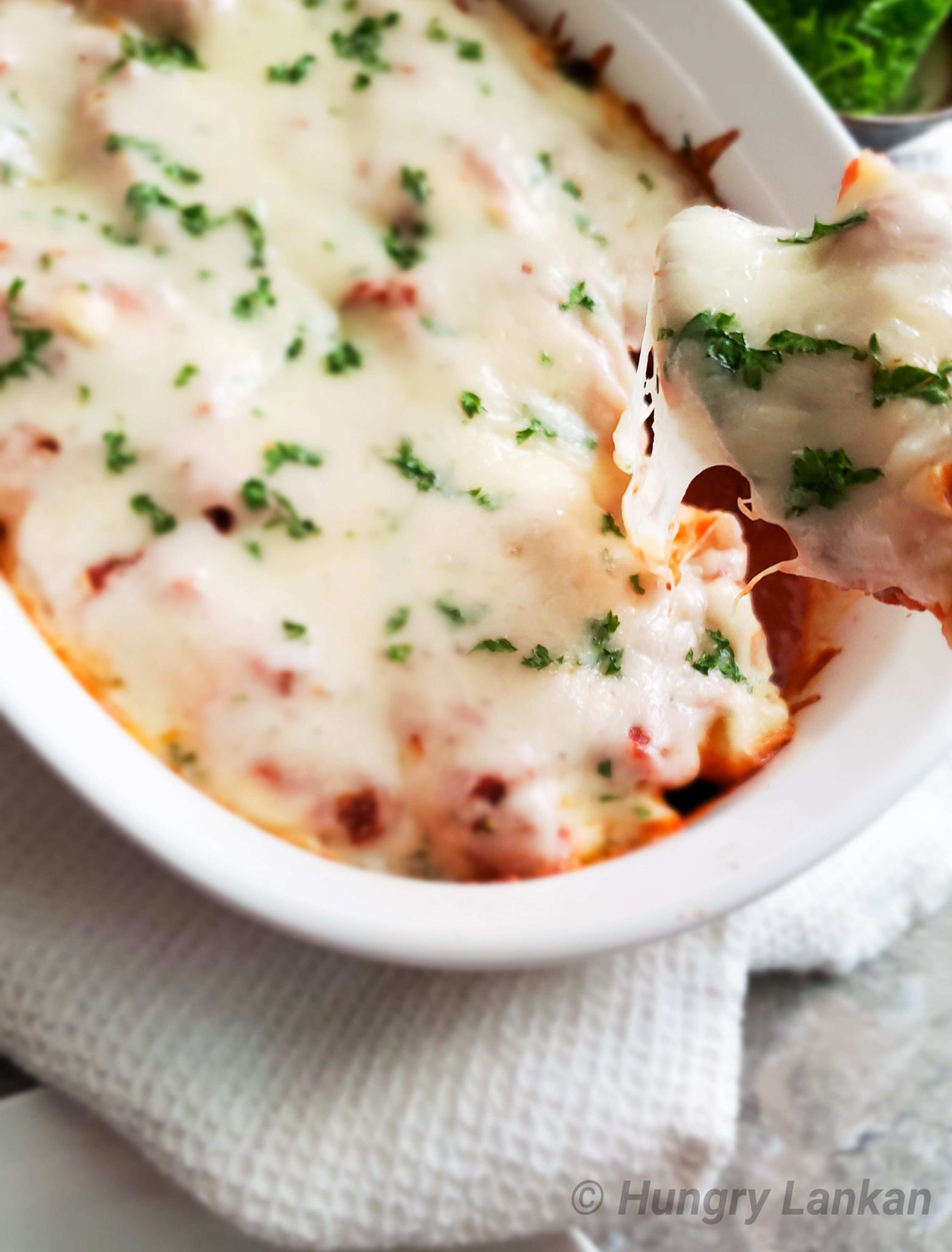 Baked Jumbo Pasta Shells Hungry Lankan