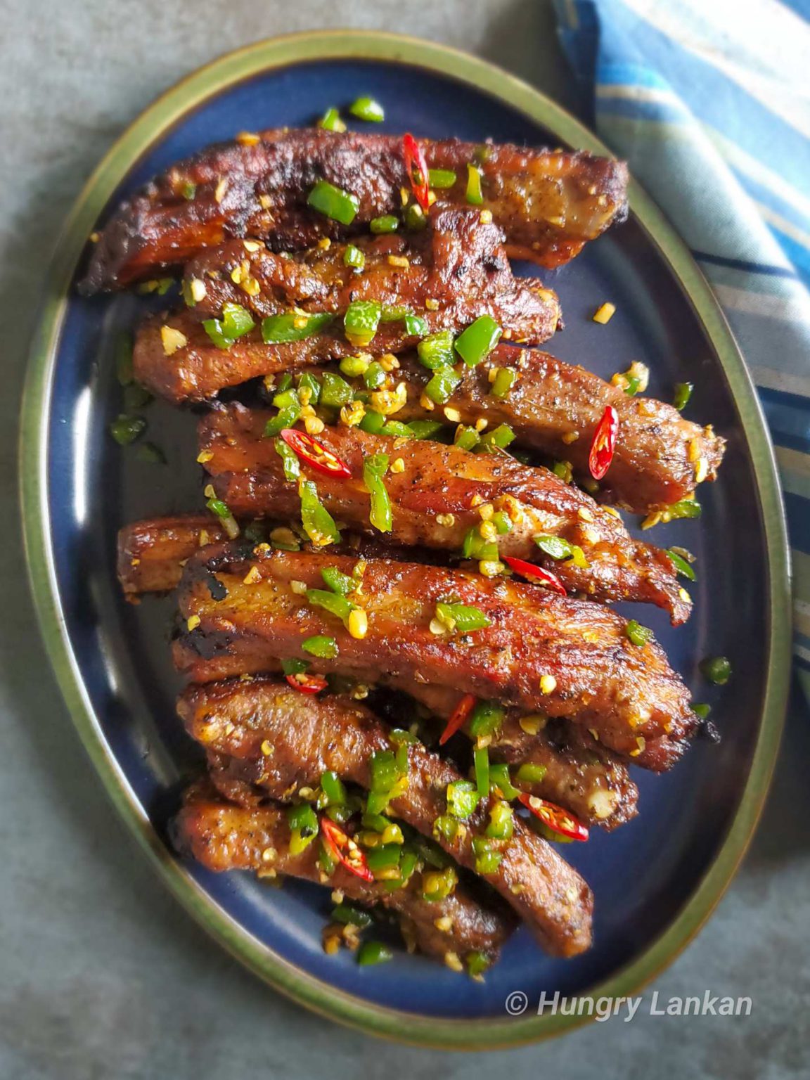 Chinese Style Pork Ribs - Hungry Lankan
