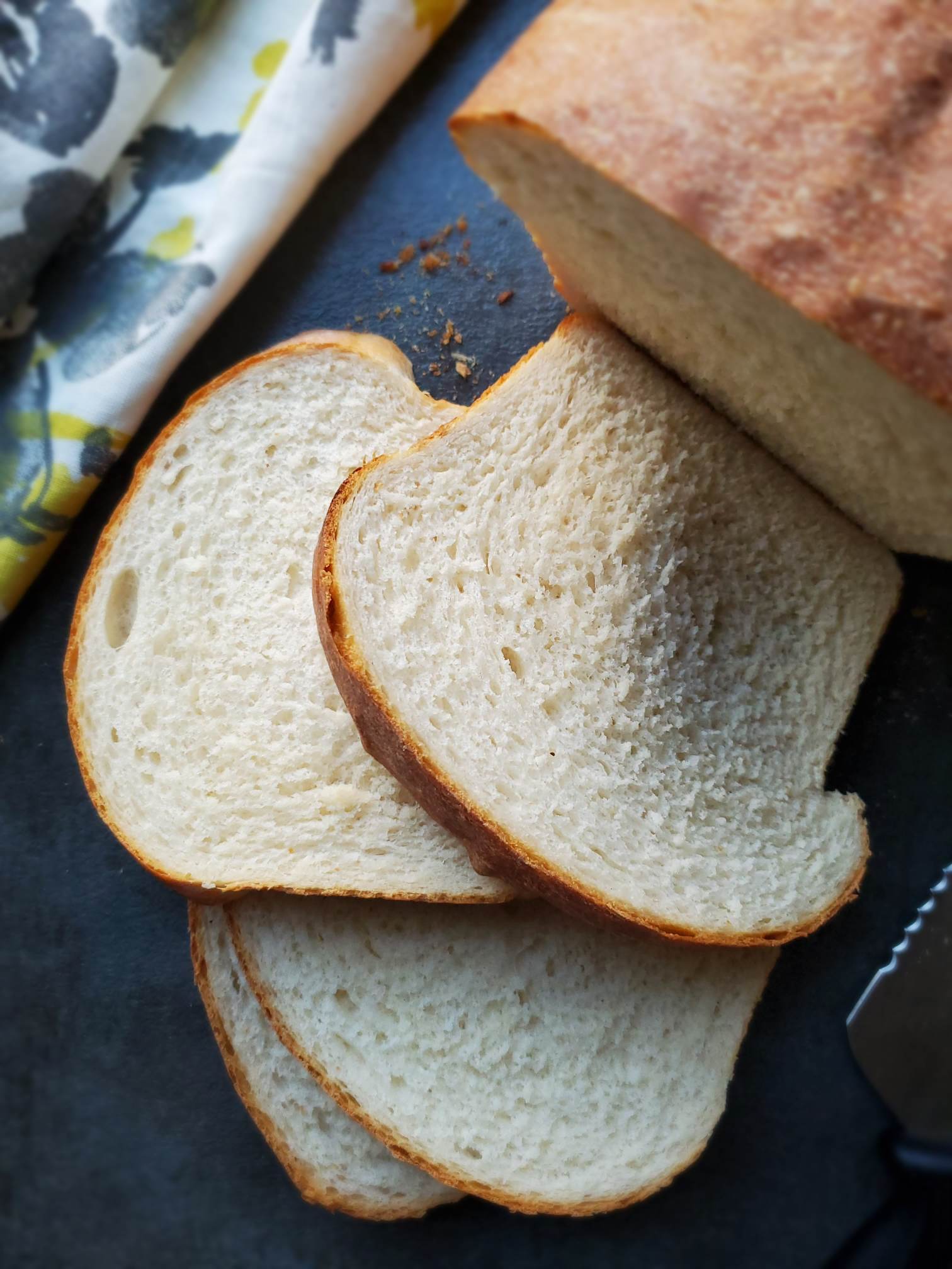 Basic white sandwich bread - Hungry Lankan