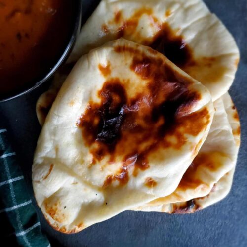 Simple Butter Naan with Yeast-image