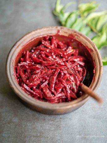 Sri Lankan beetroot curry