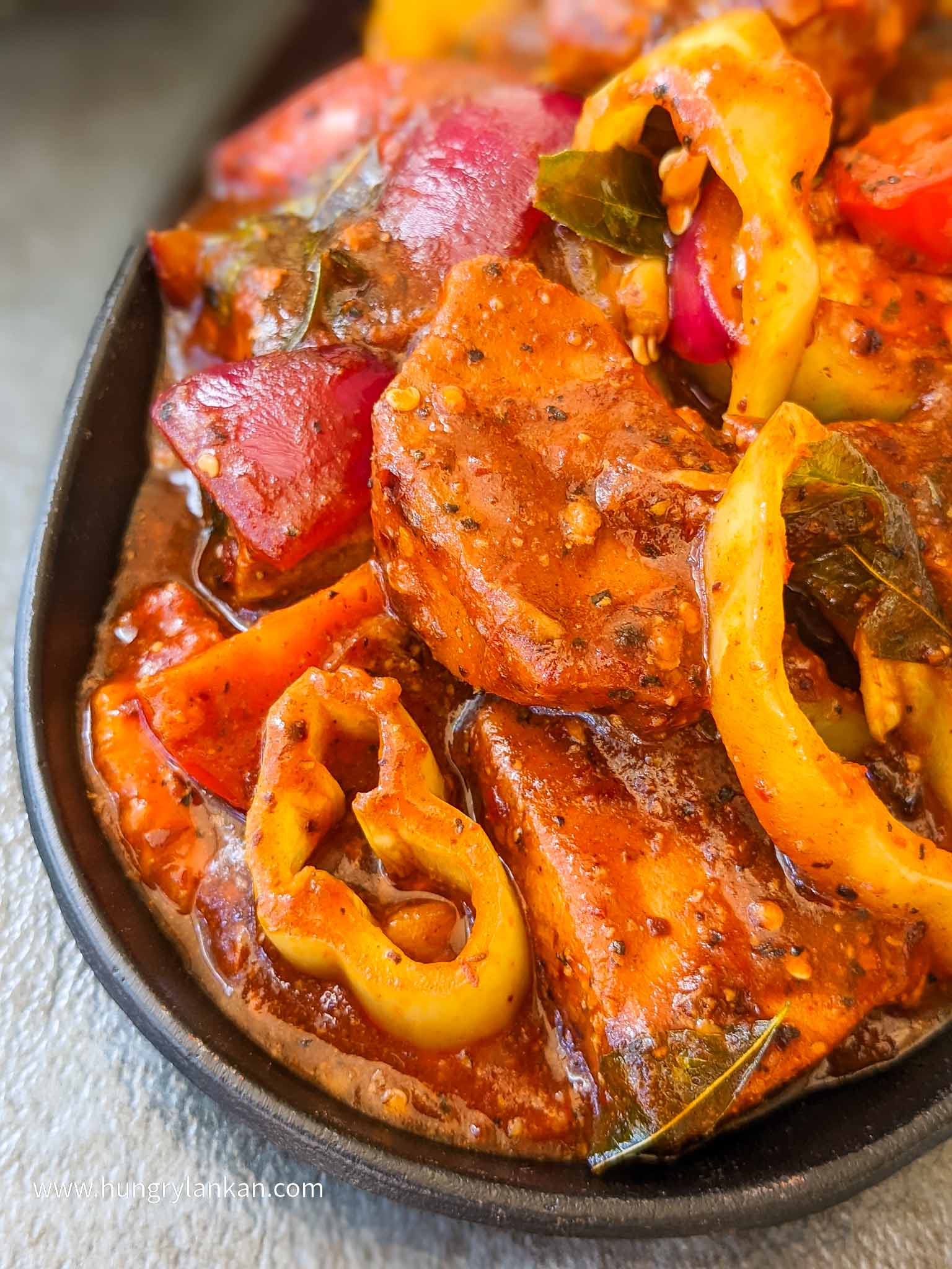 Sri Lankan Devilled Fish - Hungry Lankan
