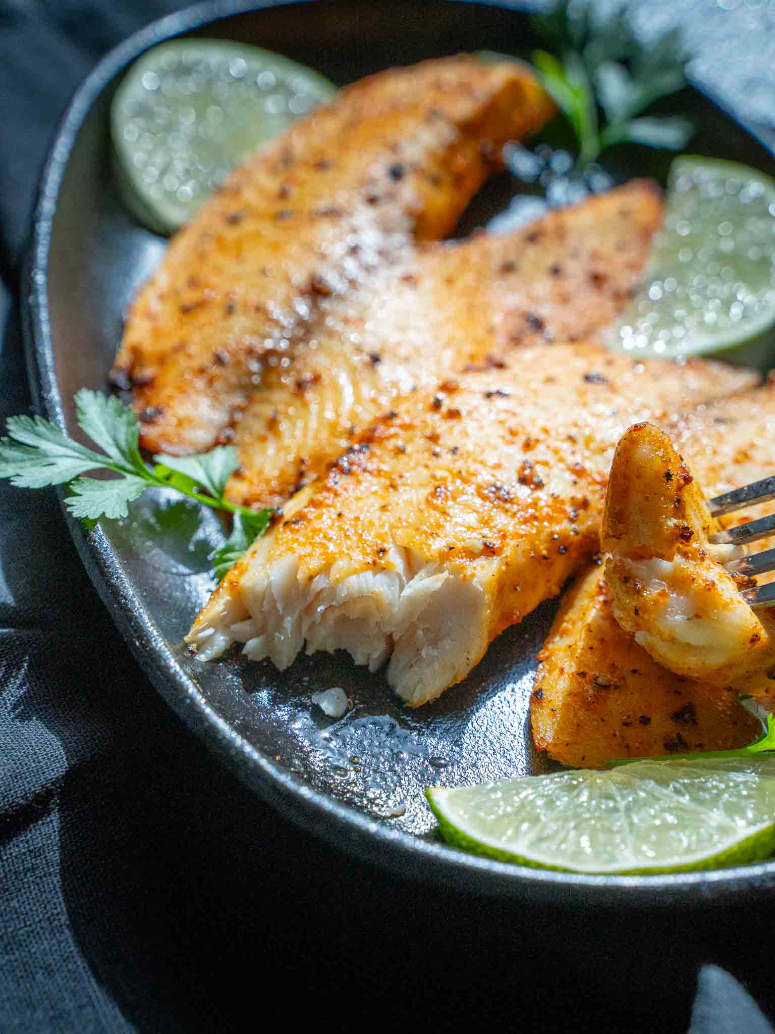 Tilapia Fillets in Air Fryer - Hungry Lankan