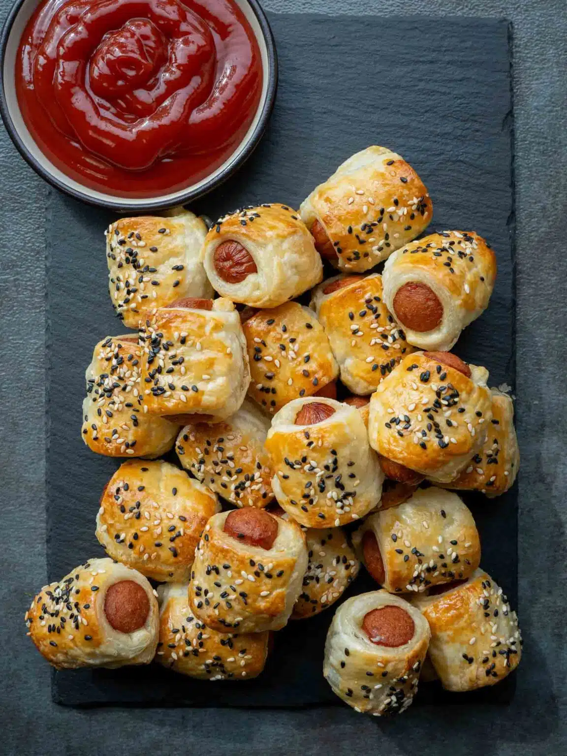 Puff Pastry Pigs in a Blanket