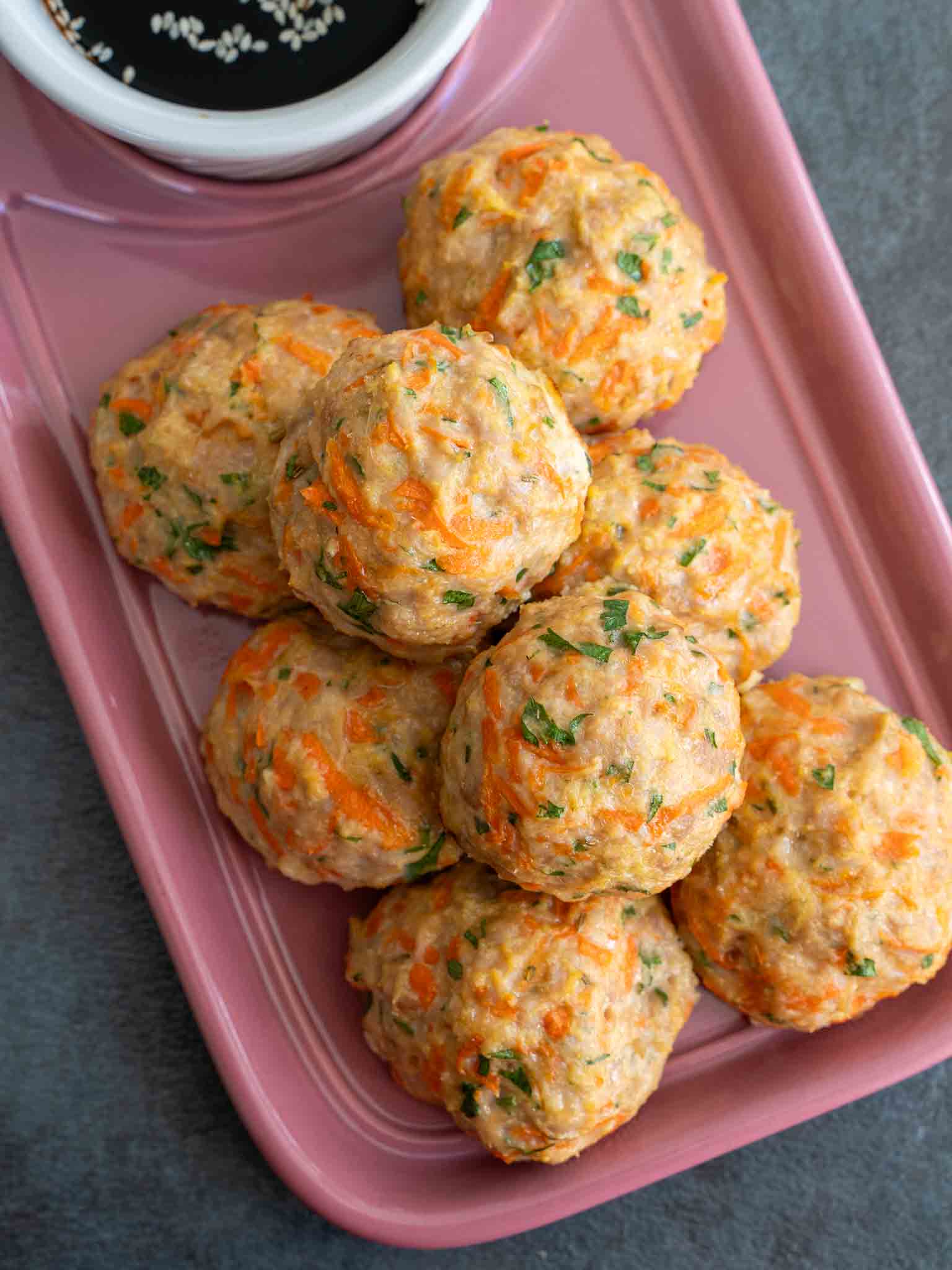 Chicken Meatballs (low FODMAP/GERD) - Hungry Lankan