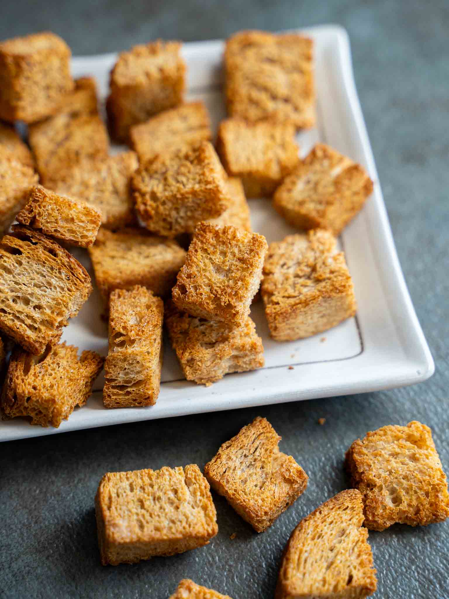 Croutons in Air Fryer - Hungry Lankan