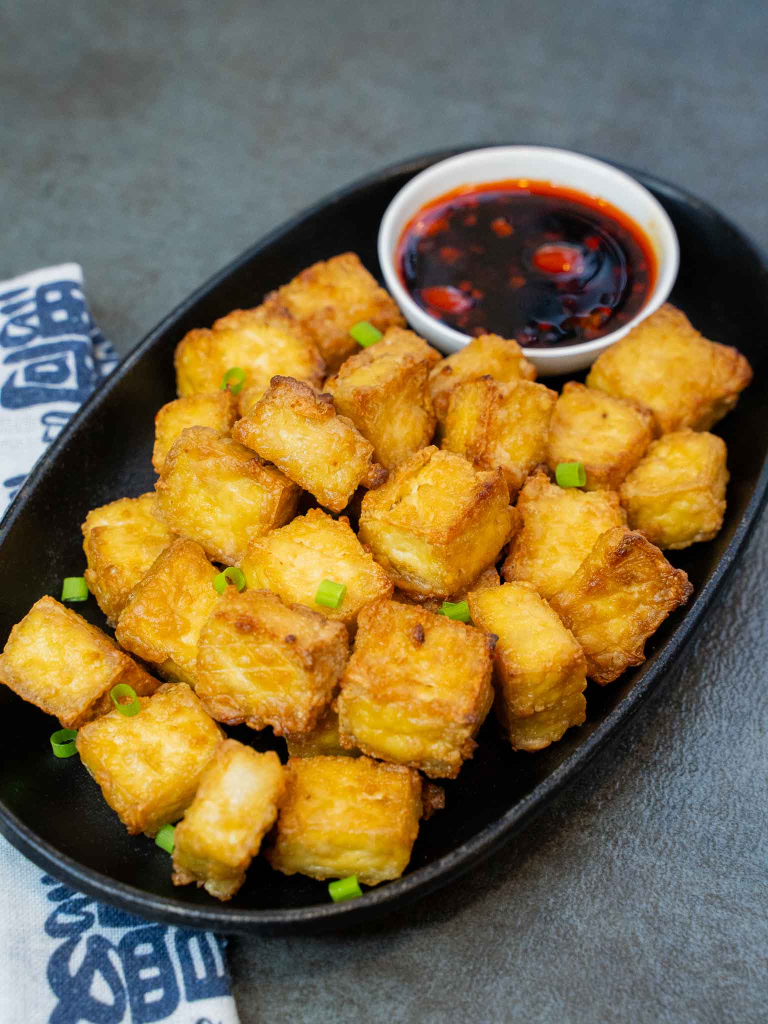 Air Fried Crispy Tofu