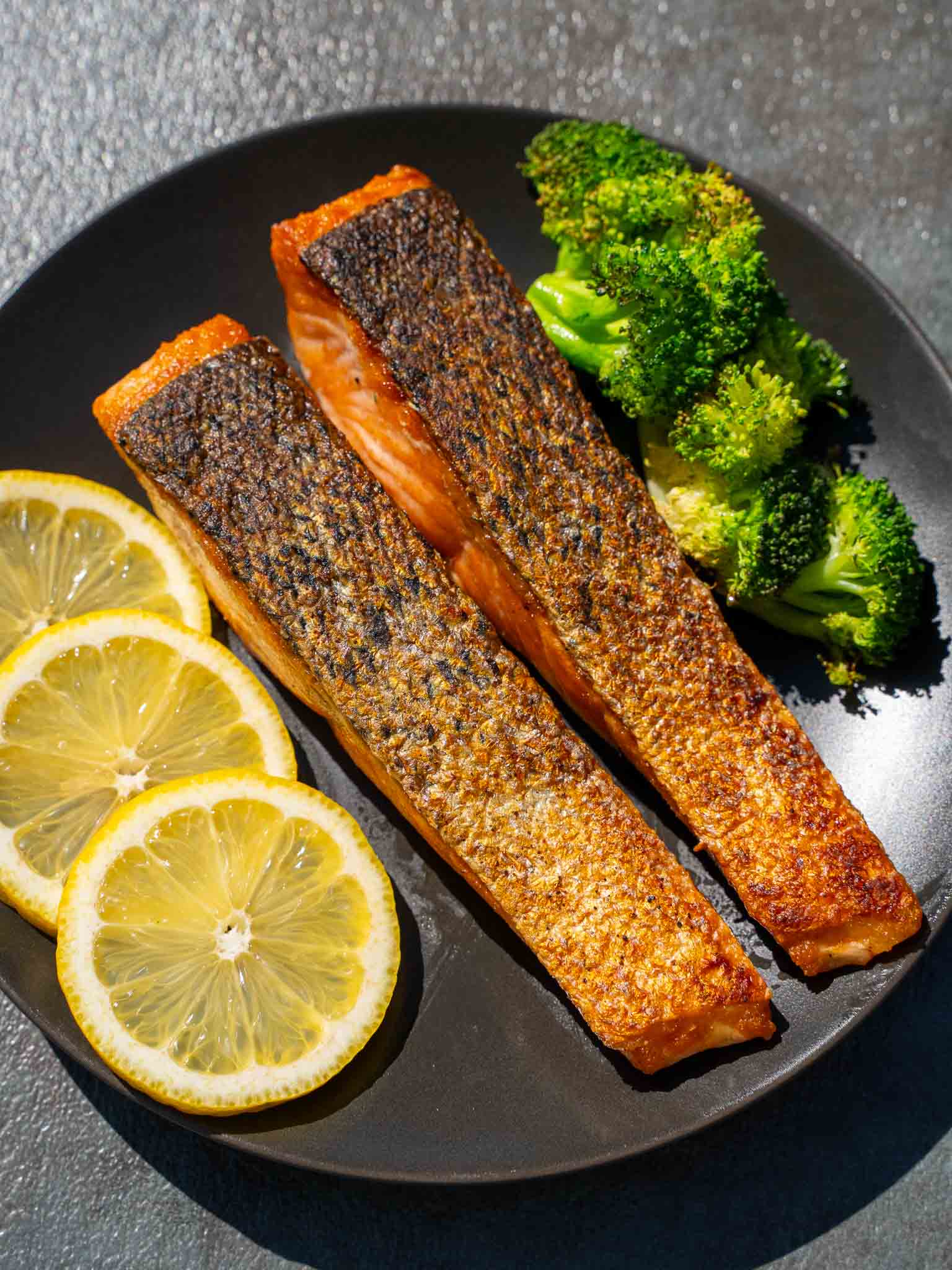 Salmon with crispy skin recipe