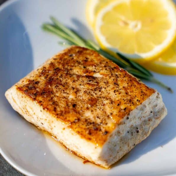 Pan seared Halibut fillet recipe
