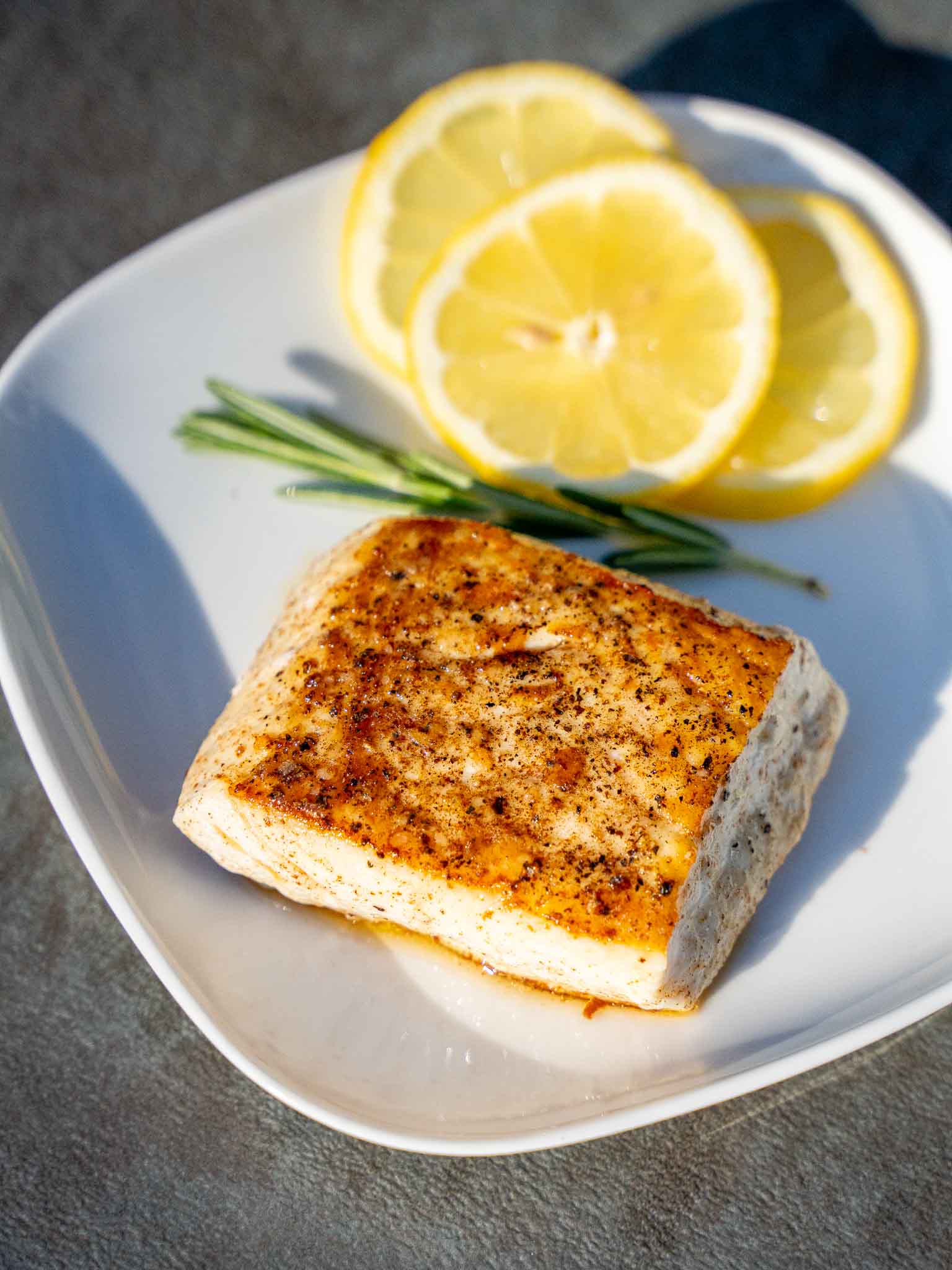 Pan seared Halibut fillet recipe