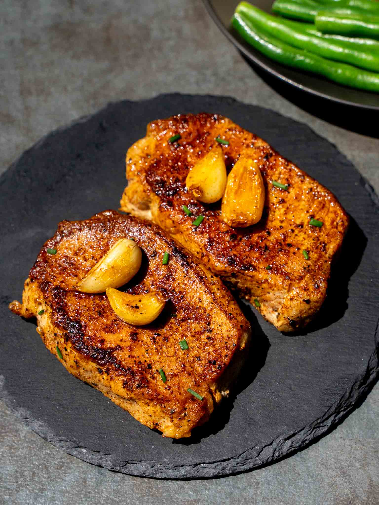 Pan seared Pork Chops