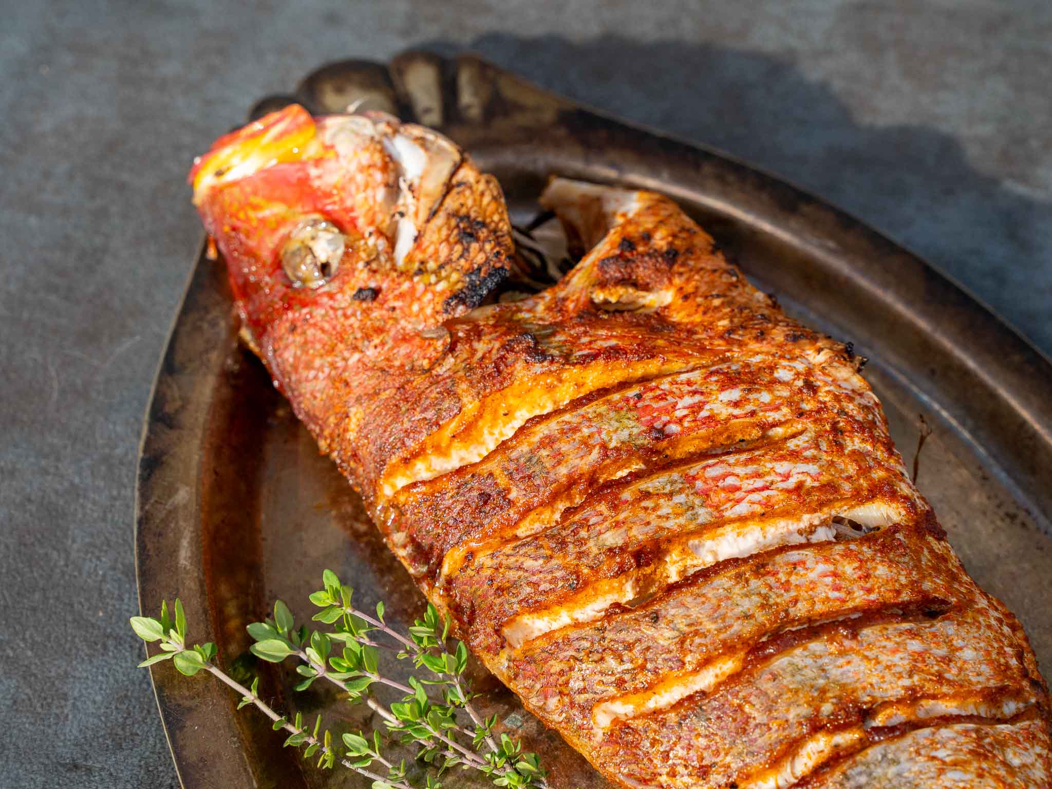 baked whole red snapper recipe
