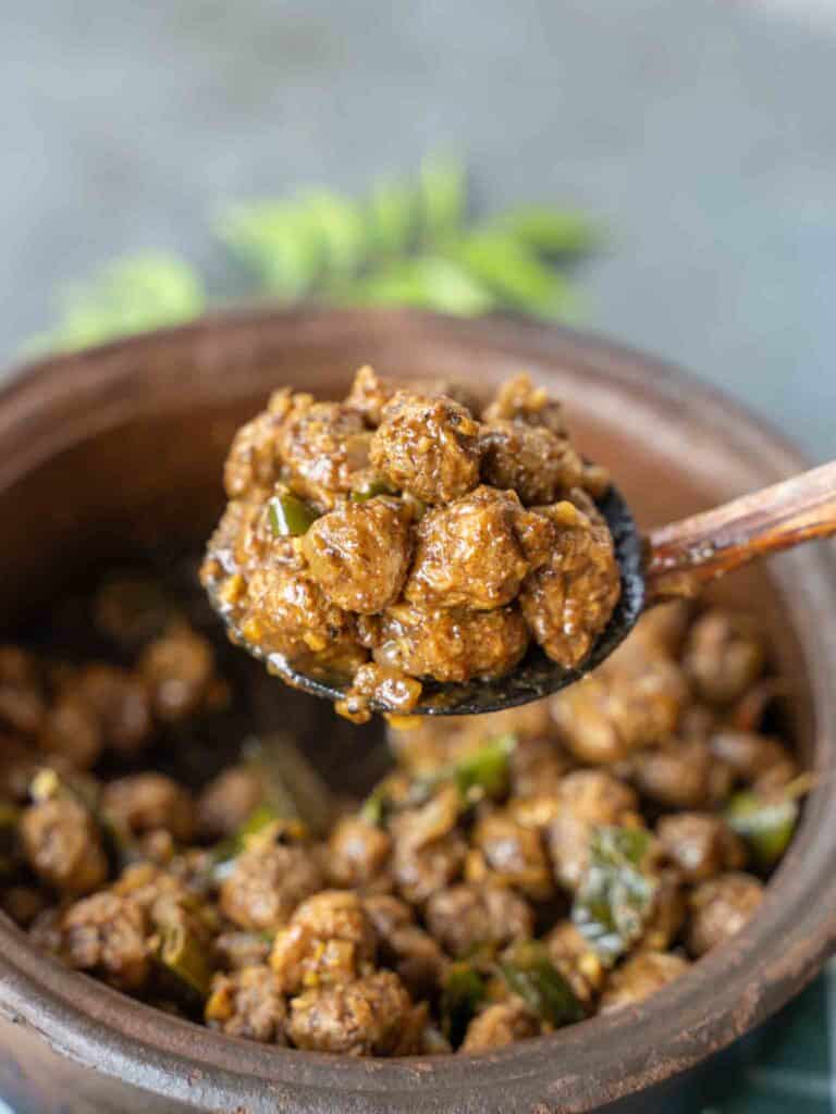 Sri Lankan soy soya meat curry