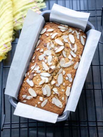 Gluten free almond flour banana bread